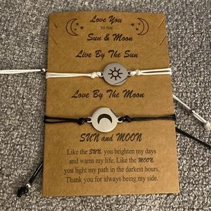 Make A Wish Bracelets - Sun & Moon  #127